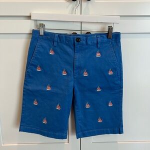 Vineyard Vines Blue Embroidered Boys Shorts NWOT